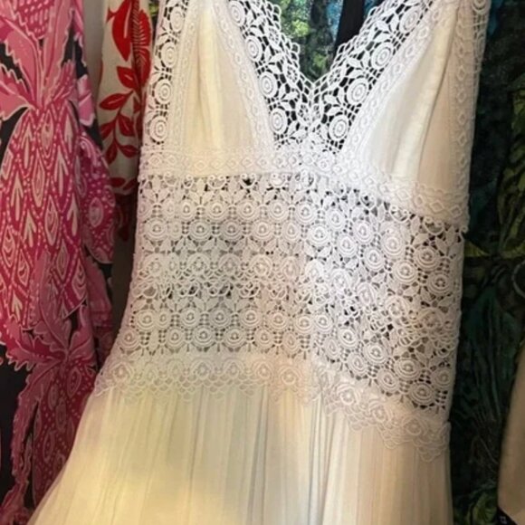 Charo Ruiz Cindy Dress XS White (Tailored to XXS) - Picture 2 of 4